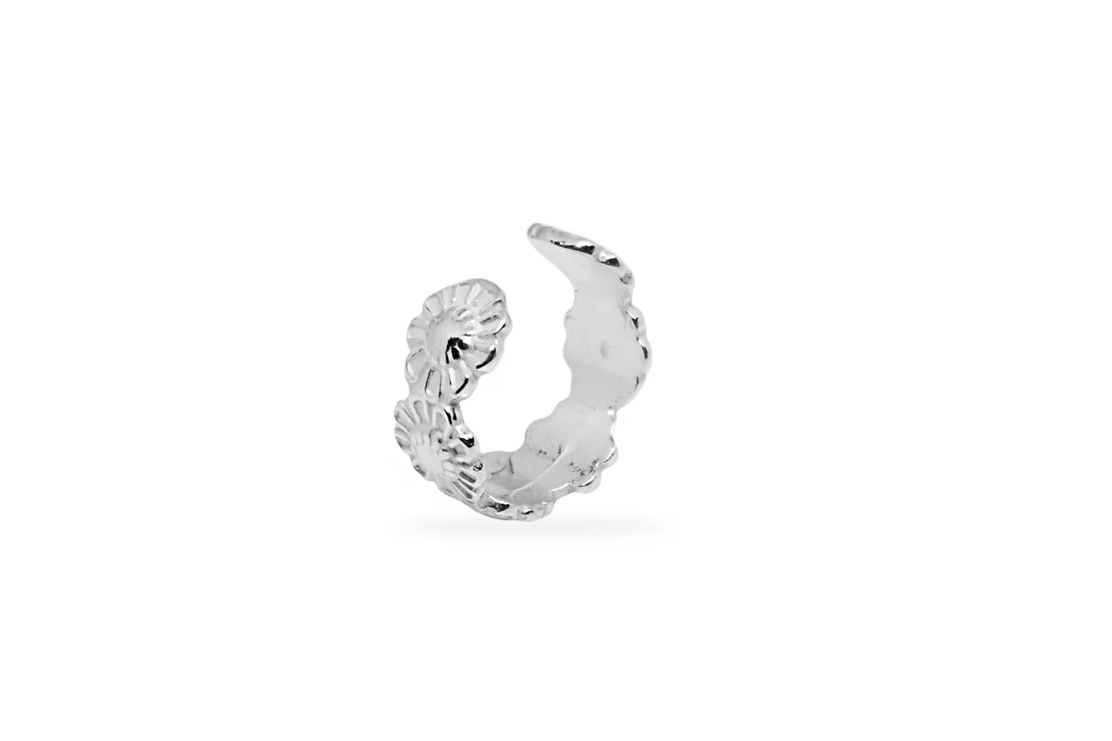 Silver ear cuffs - Daisy