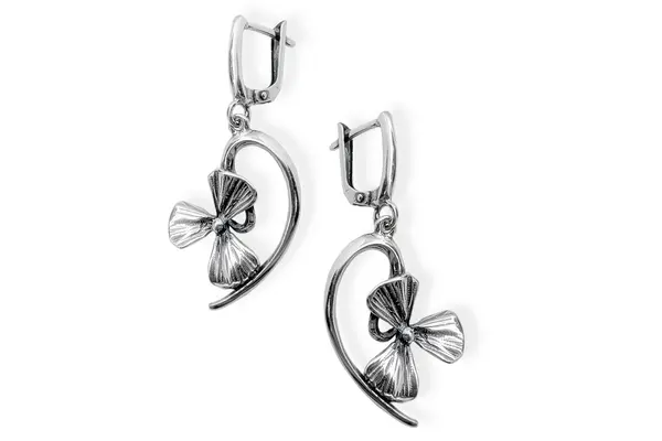 Silver earrings - Leaves