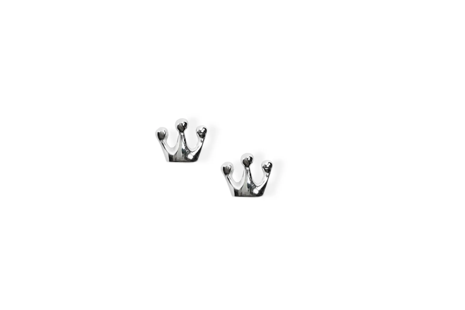 Silver earrings - Crowns