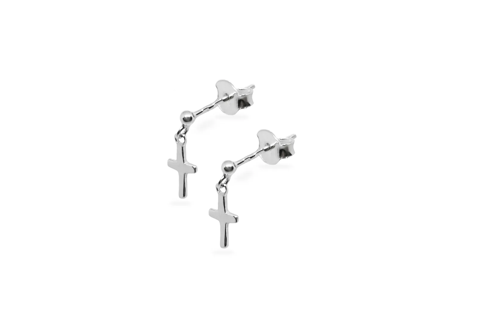 Silver earrings - Crosses