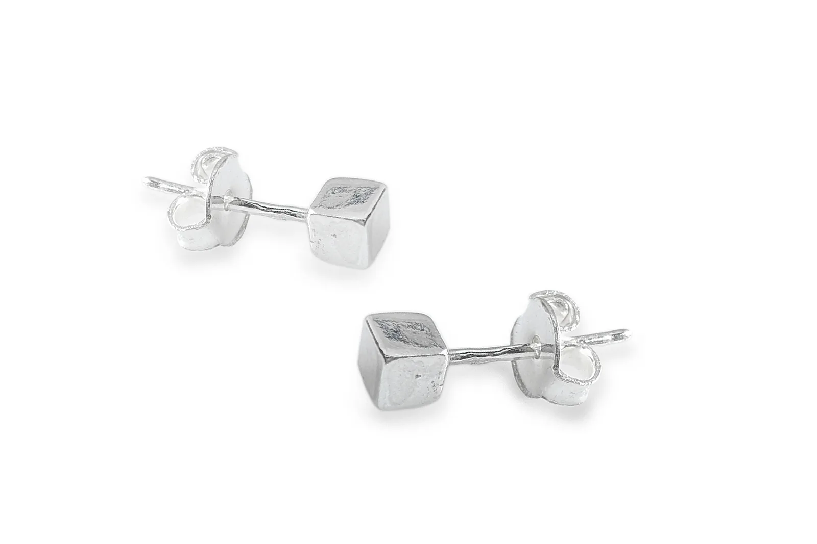 Silver earrings - Rectangles