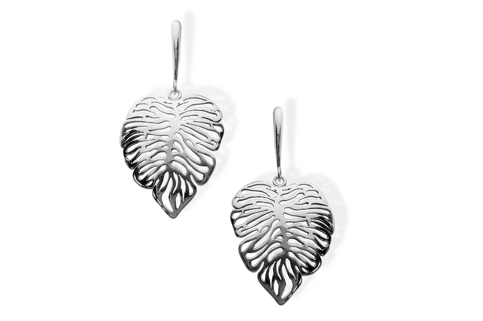 Silver earrings - Leaves