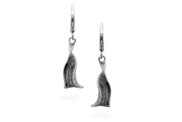 Silver earrings - Leaves
