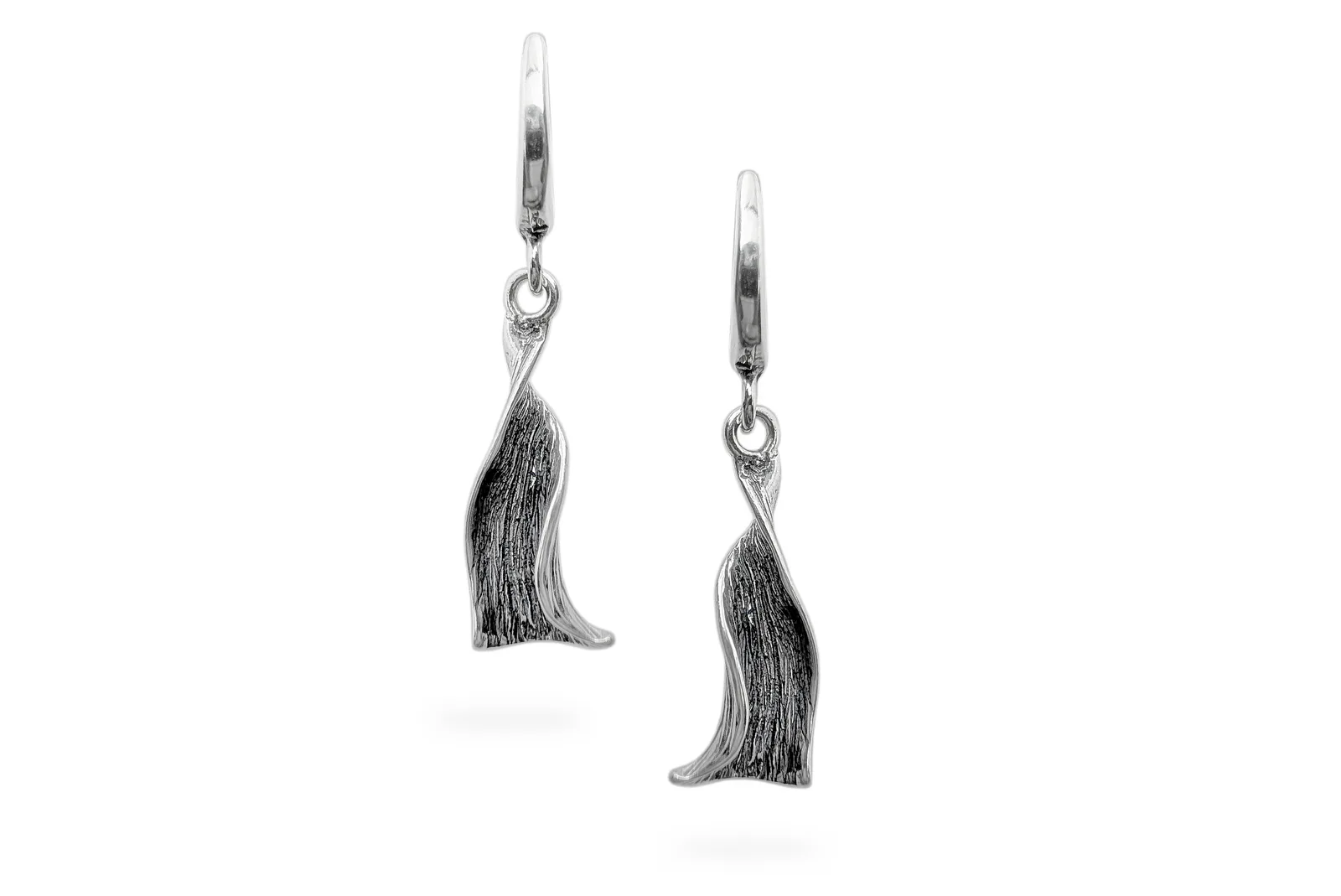 Silver earrings - Leaves