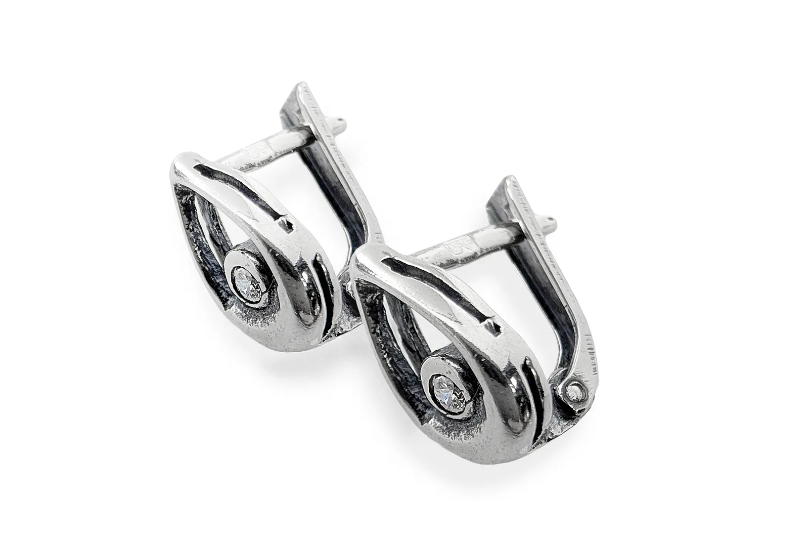 Silver earrings - Drops