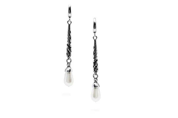 Silver earrings - Drops