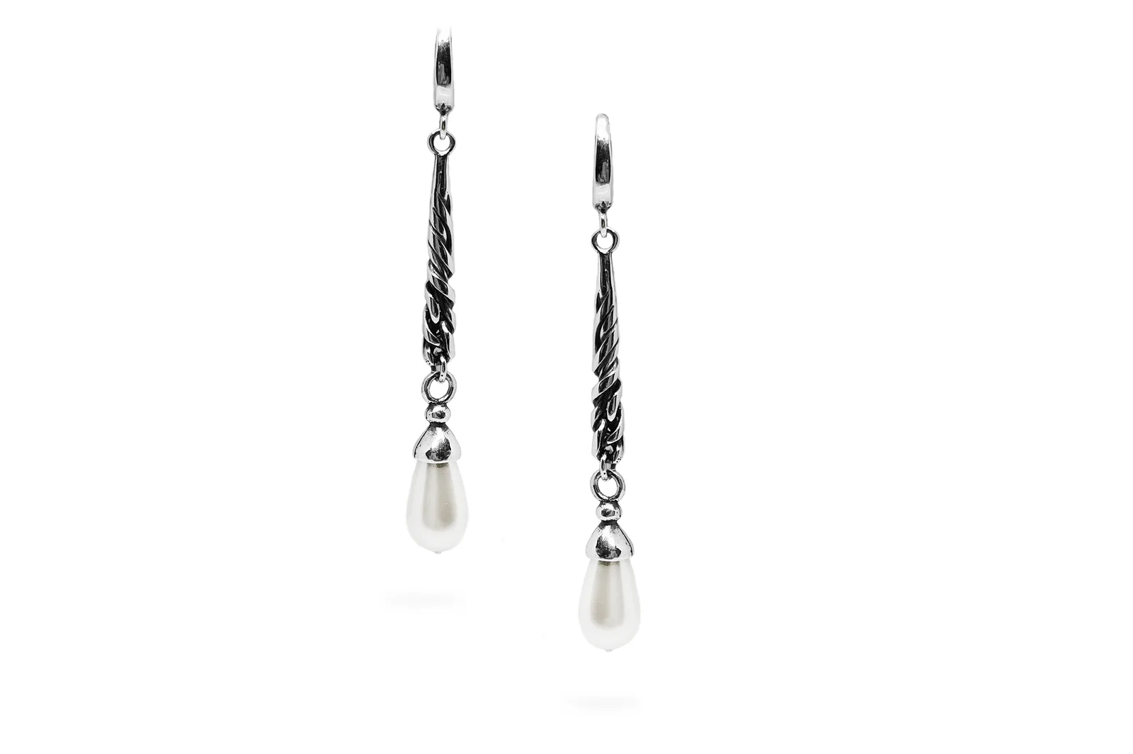 Silver earrings - Drops