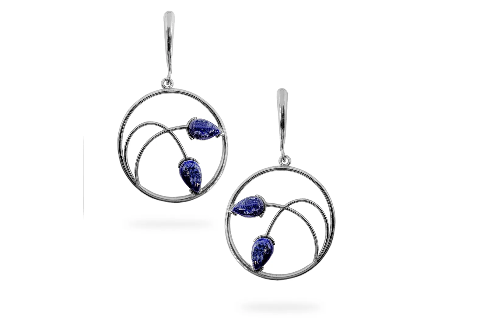 Silver earrings - Drops