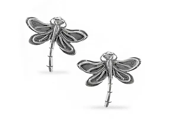 Silver earrings - Dragonflies AU3770400240