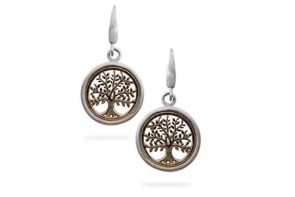 Silver earrings - Trees