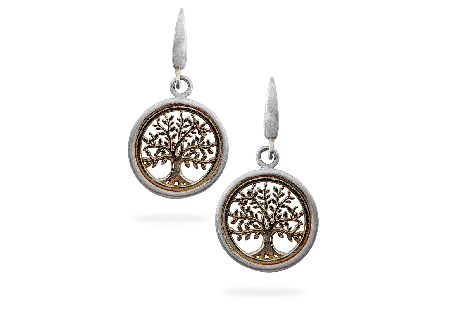 Silver earrings - Trees