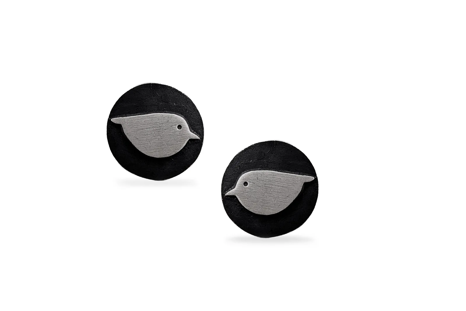 Silver earrings - Birdies