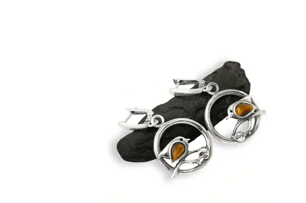 Silver earrings - Birdies