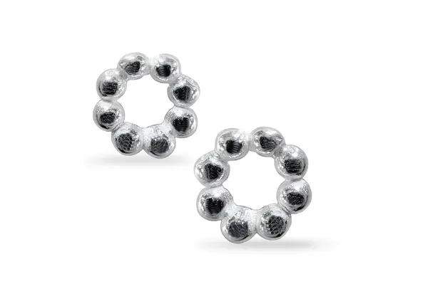 Silver earrings - Circles