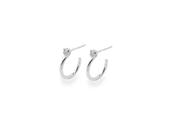 Silver earrings/ hoops