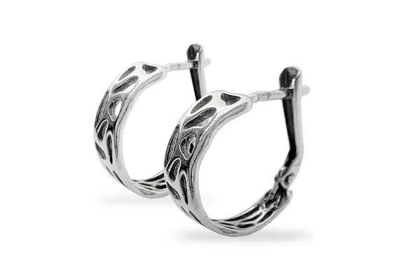 Silver earrings/ hoops