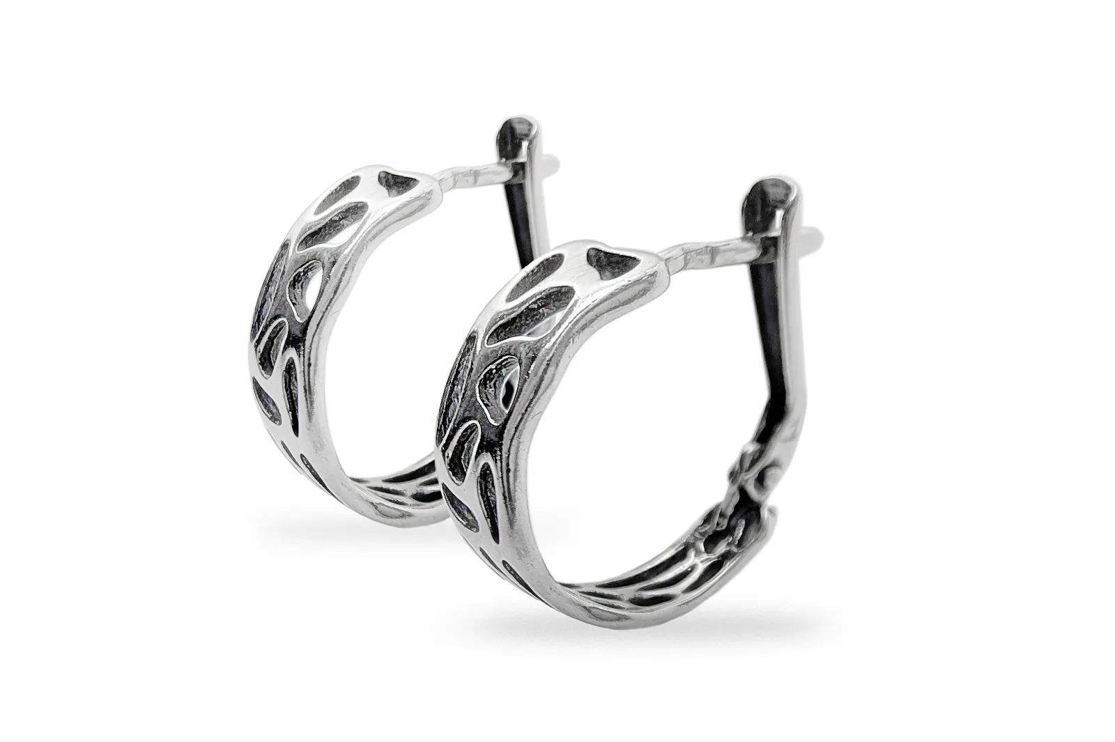 Silver earrings/ hoops