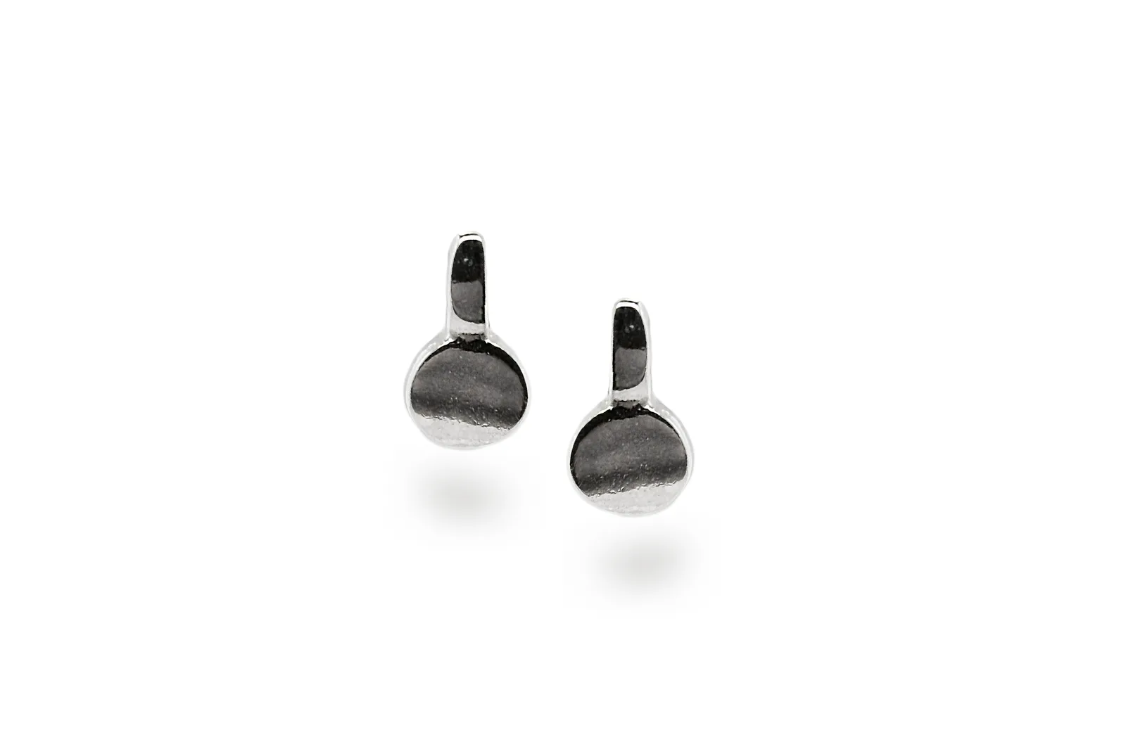 Silver earrings - Buttons
