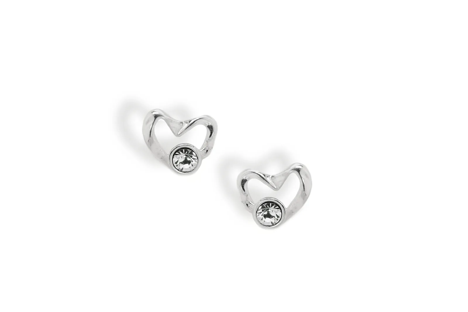 Silver earrings - Hearts