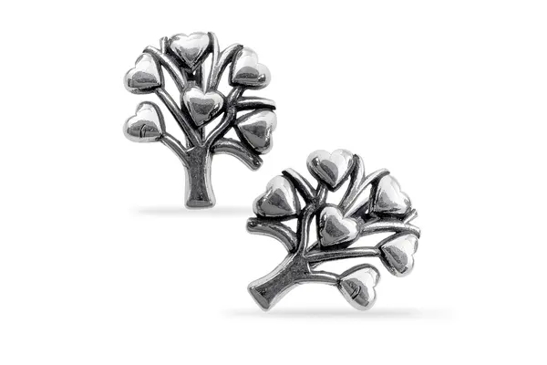 Silver earrings - Hearts
