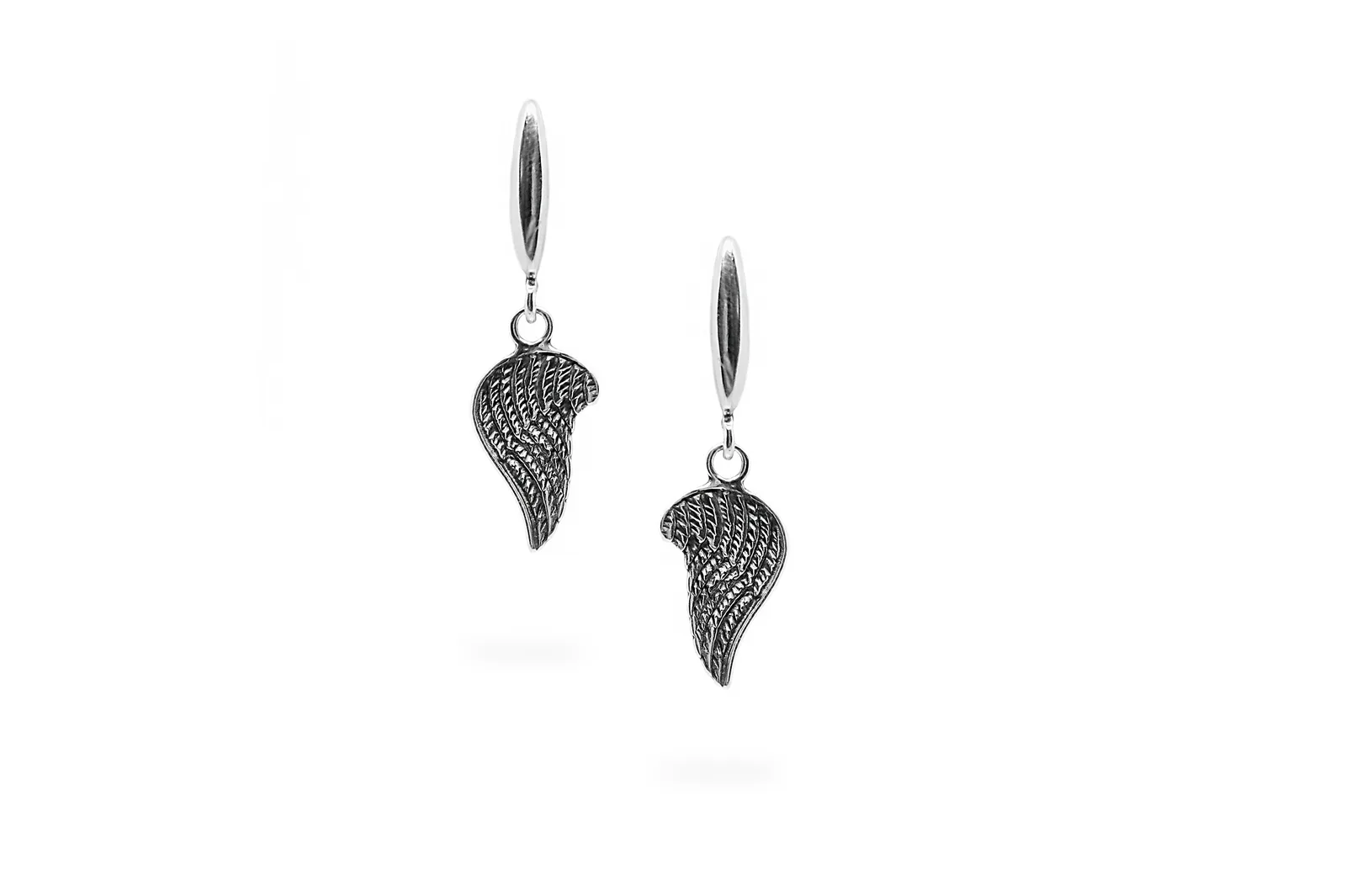 Silver earrings - Wings