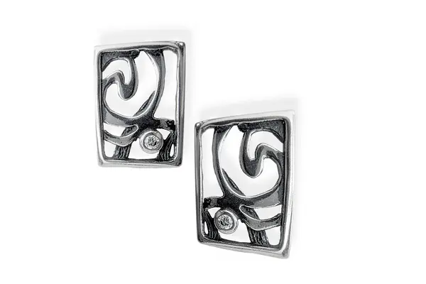 Silver earrings - Ornaments