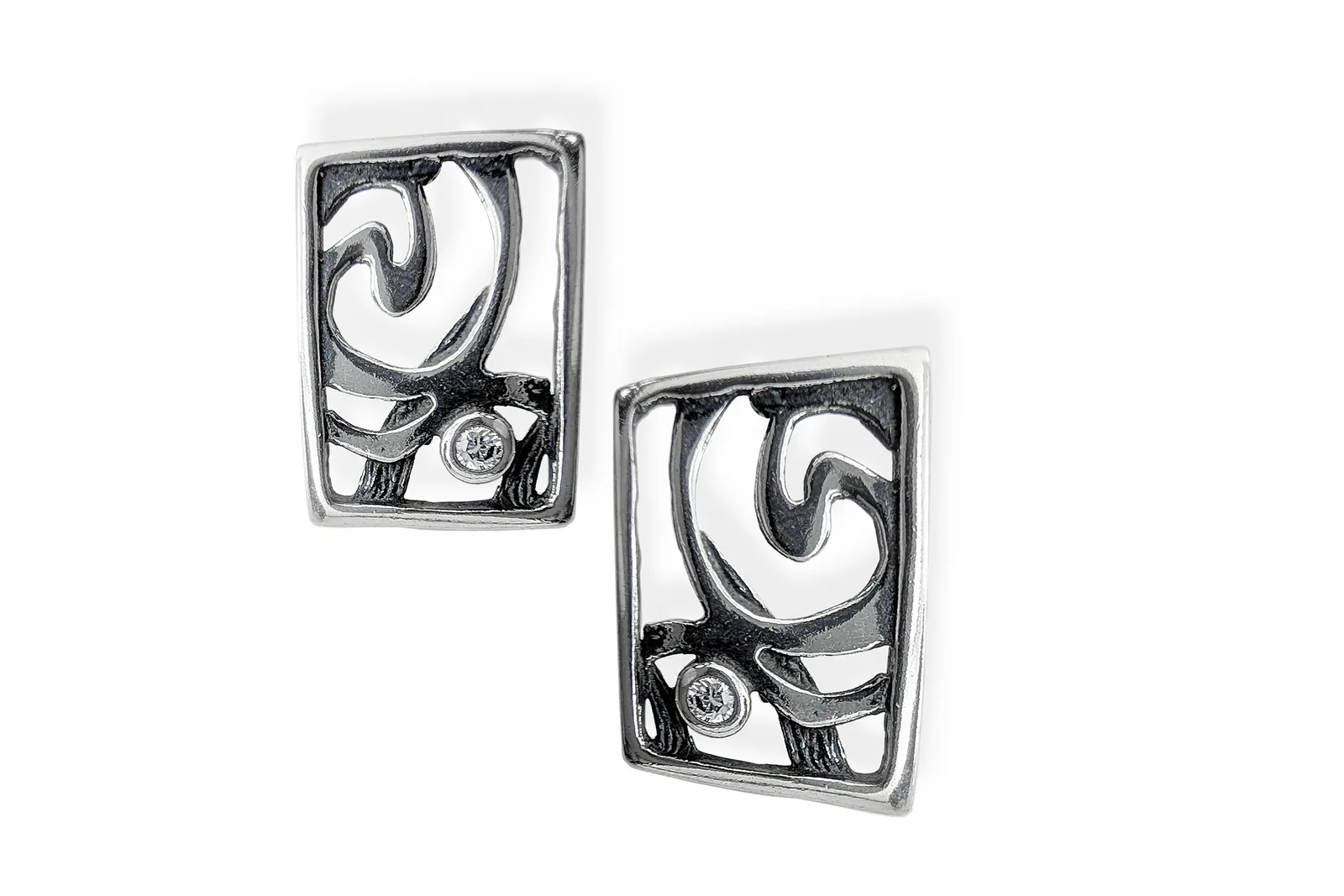 Silver earrings - Ornaments