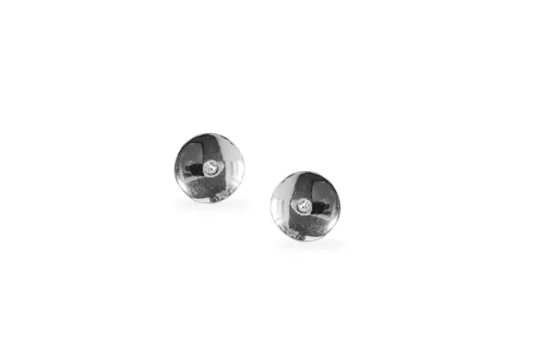 Silver earrings wit Crystal