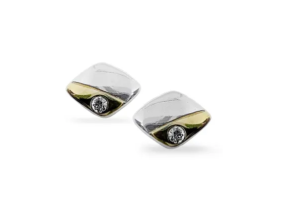 Silver earrings wit Crystal