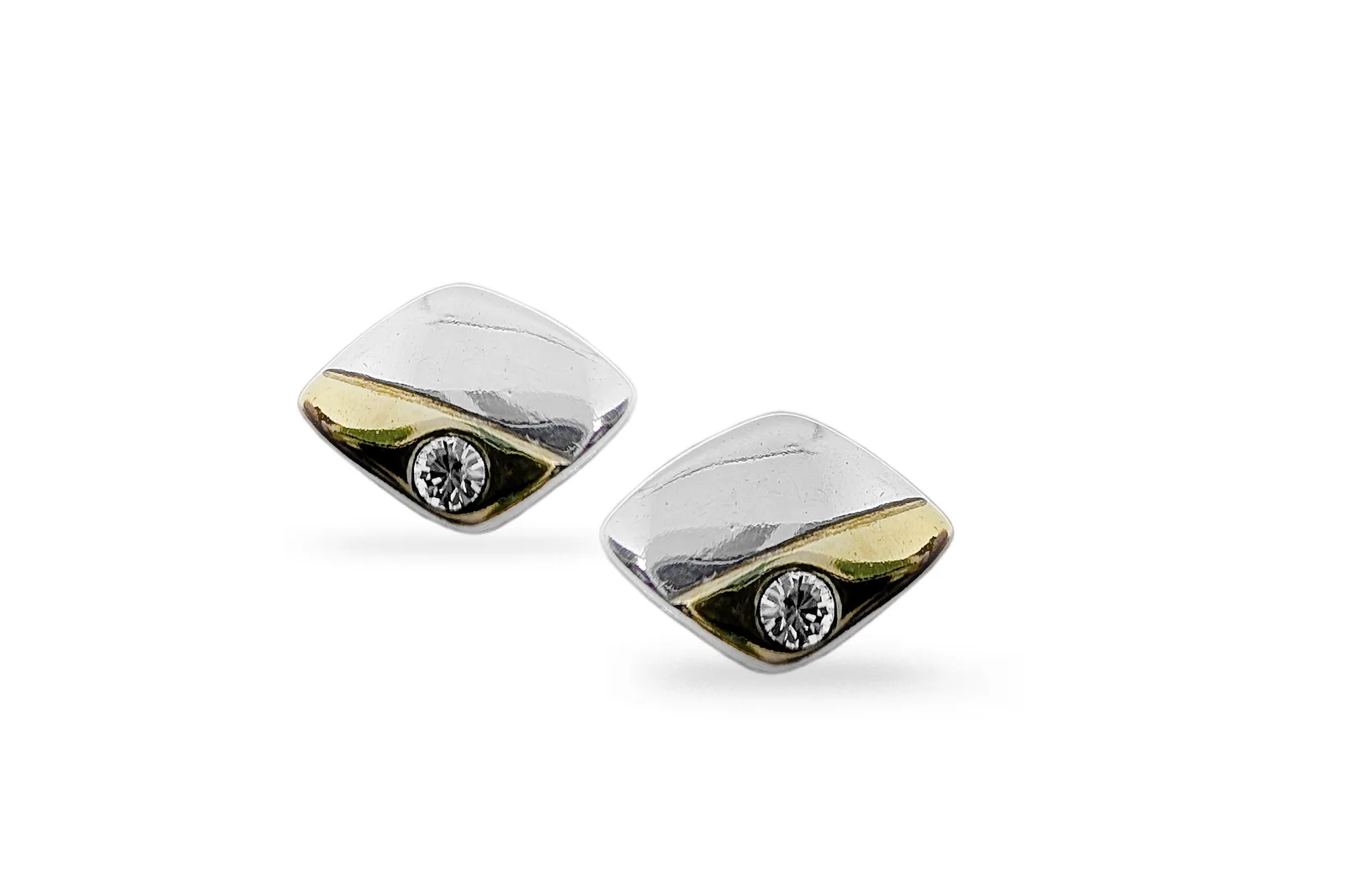 Silver earrings wit Crystal