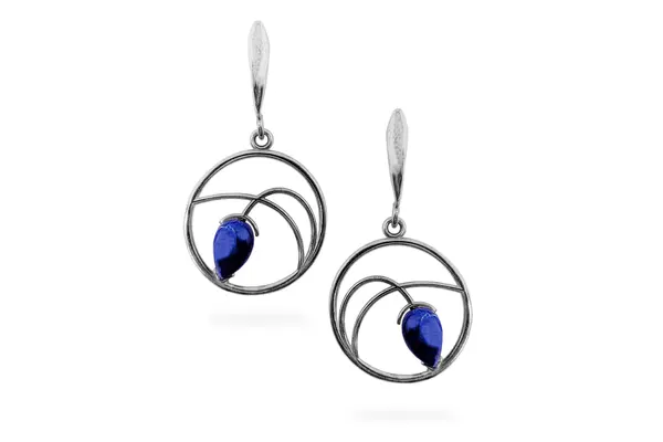 Silver earrings - Drops