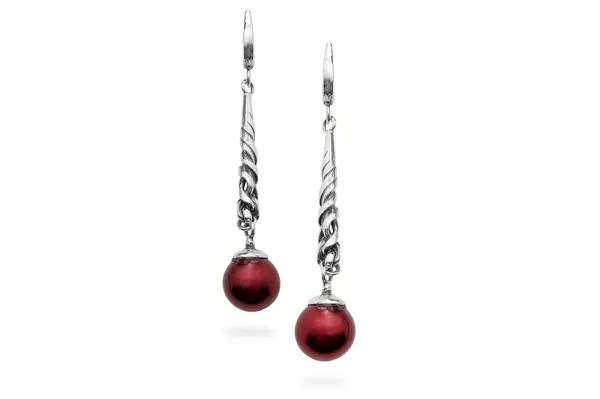 Silver earrings with Pearls
