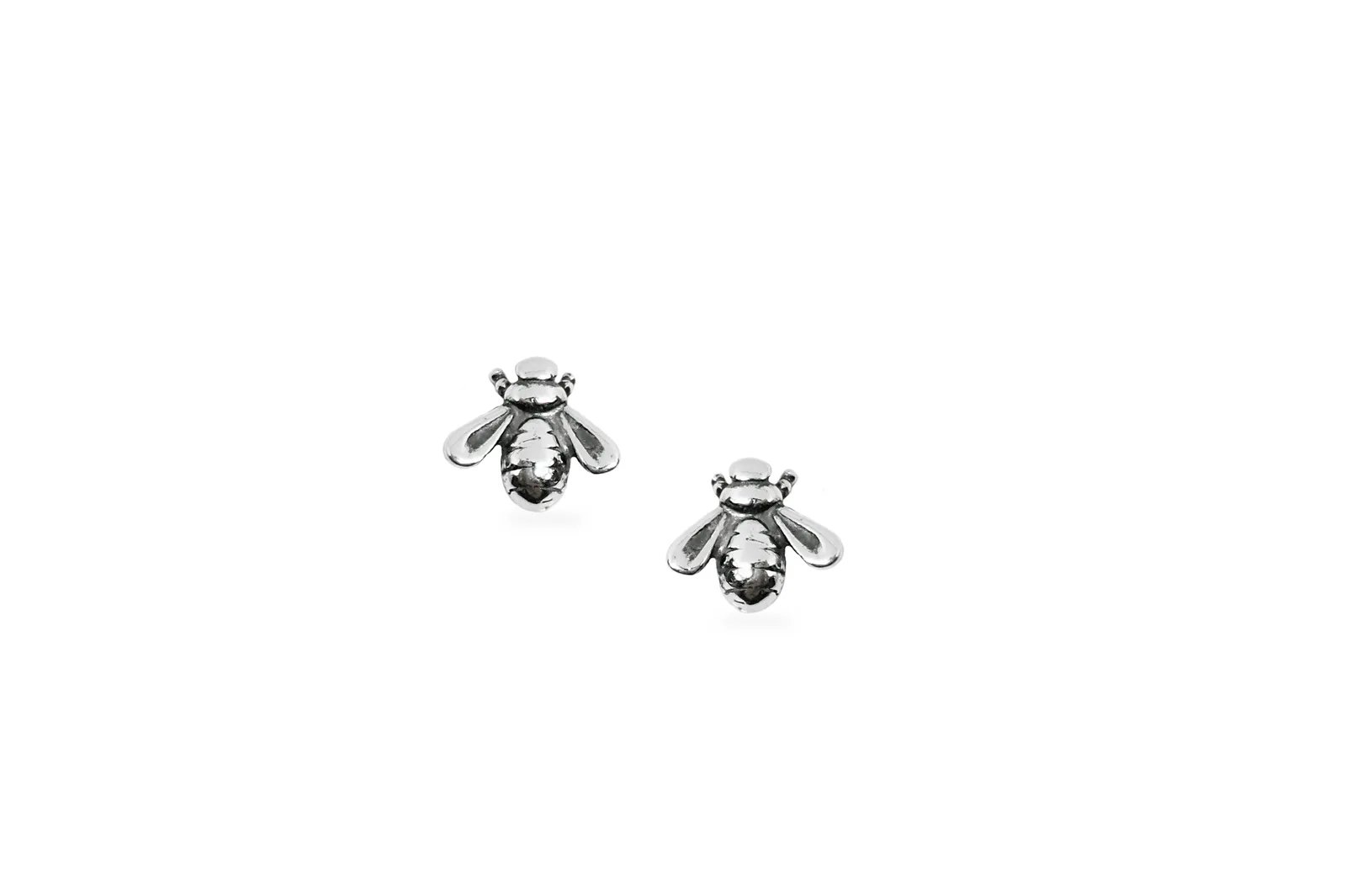 Silver earrings - Bees