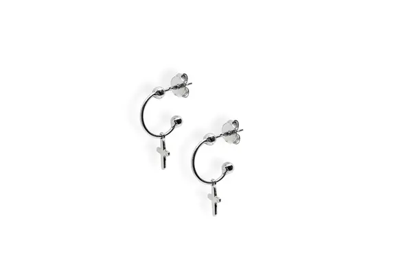 Silver earrings - Crosses