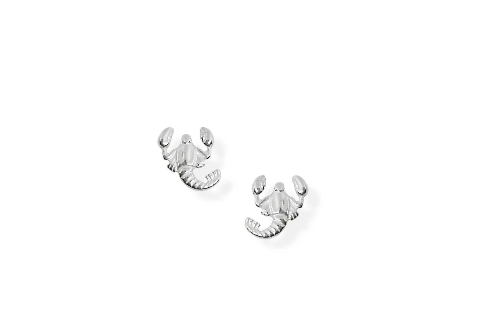 Silver earrings - Scorpions