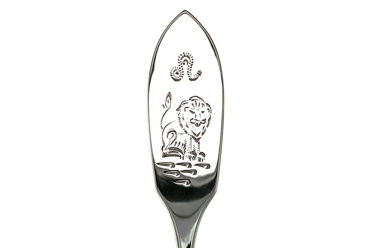 Silver spoon "Lion"