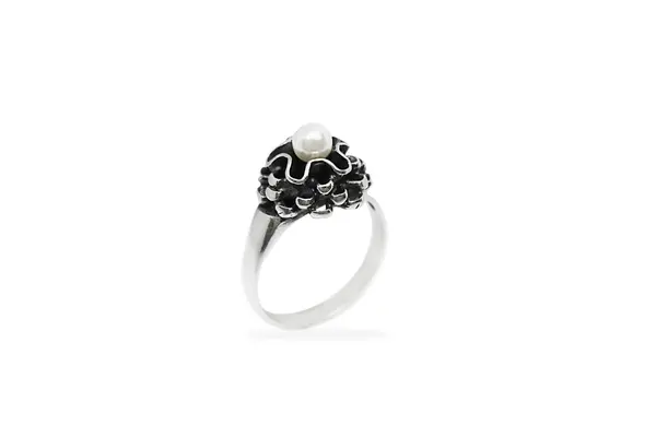 Silver ring - Coneflower