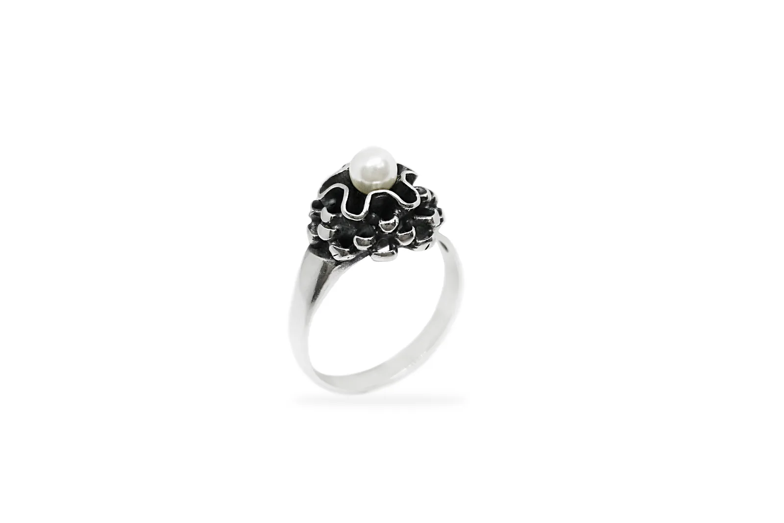 Silver ring - Coneflower