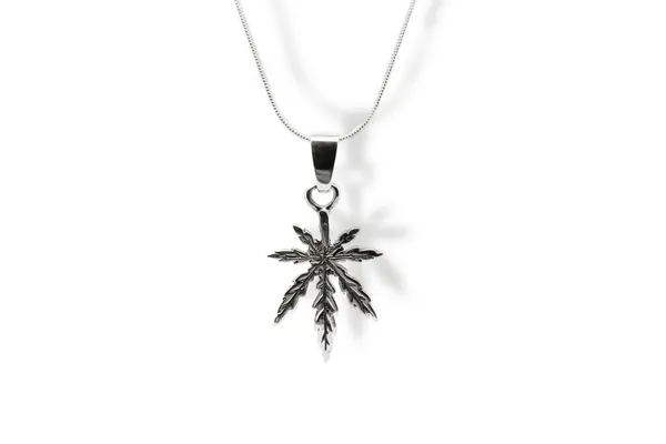 Silver pendant - Hemp