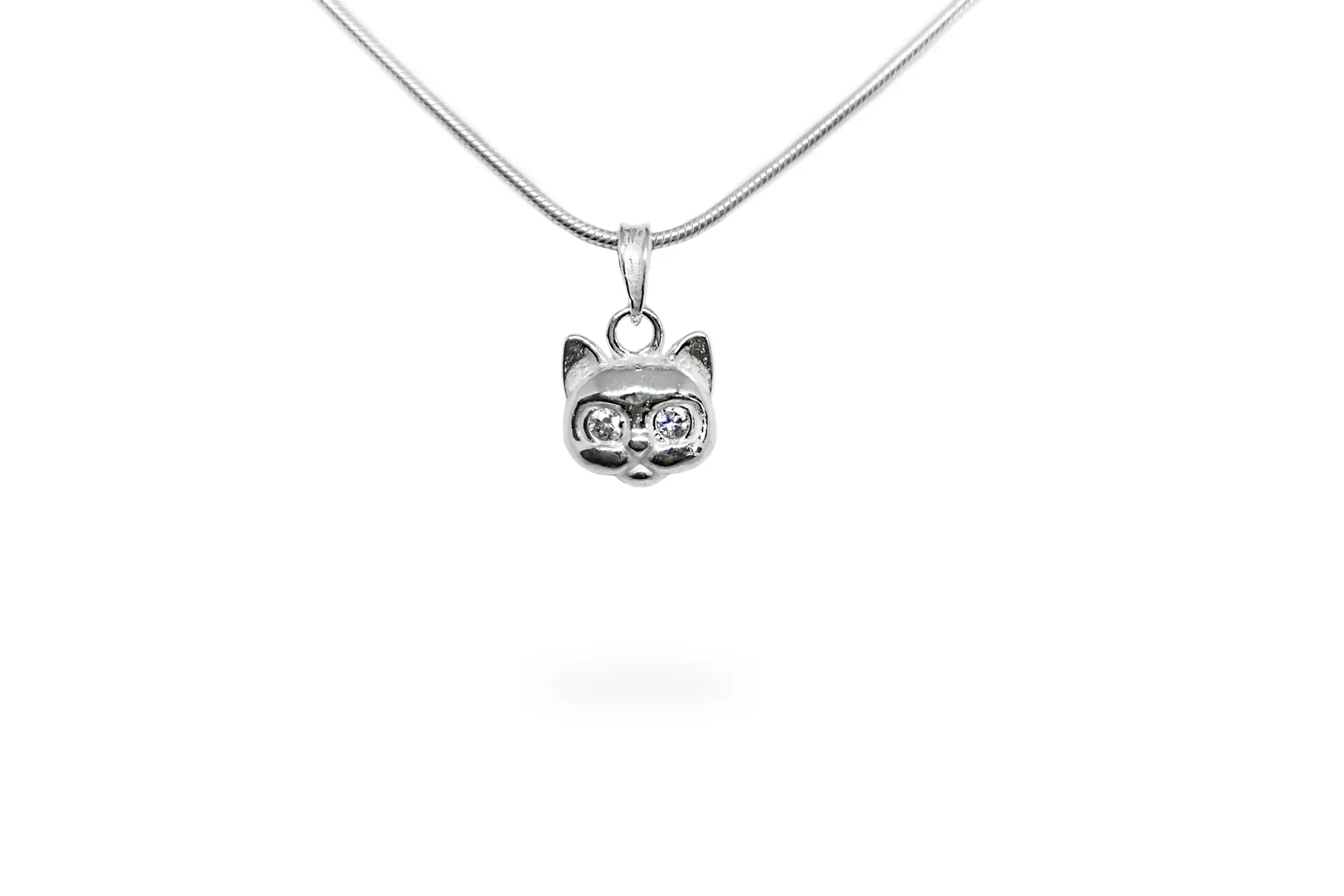 Silver pendant - Kitten