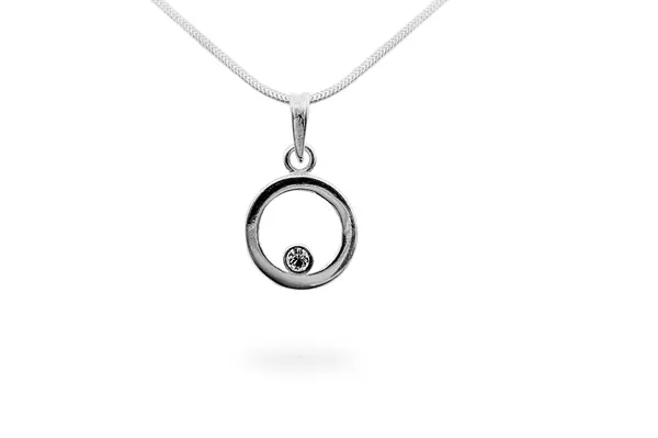 Silver pendant with Crystal