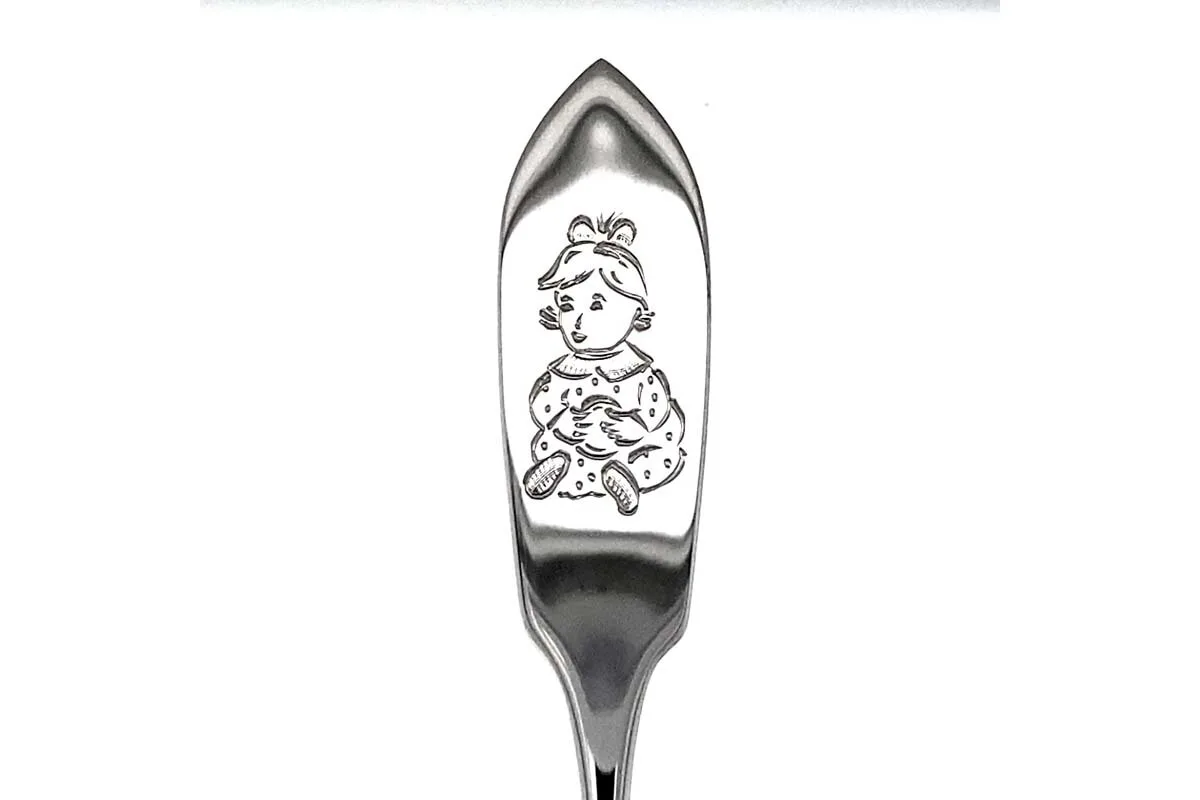 Silver Coffee Spoon "Girl"