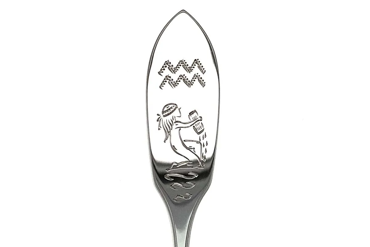 Silver spoon "Aquarius"