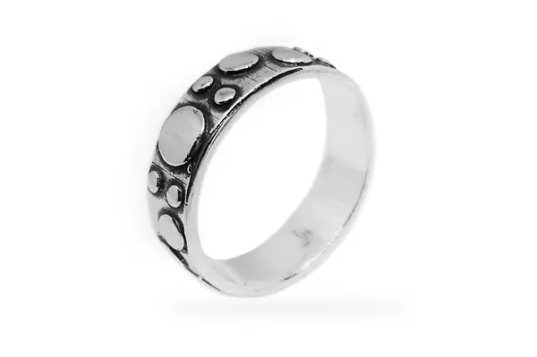 Silver ring - Bubbles