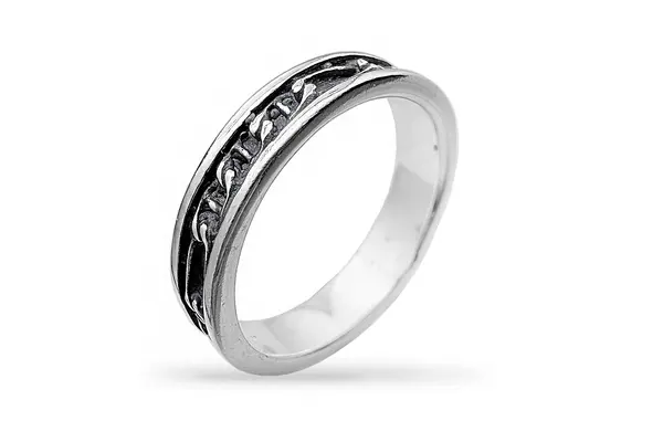 Silver ring - Chain