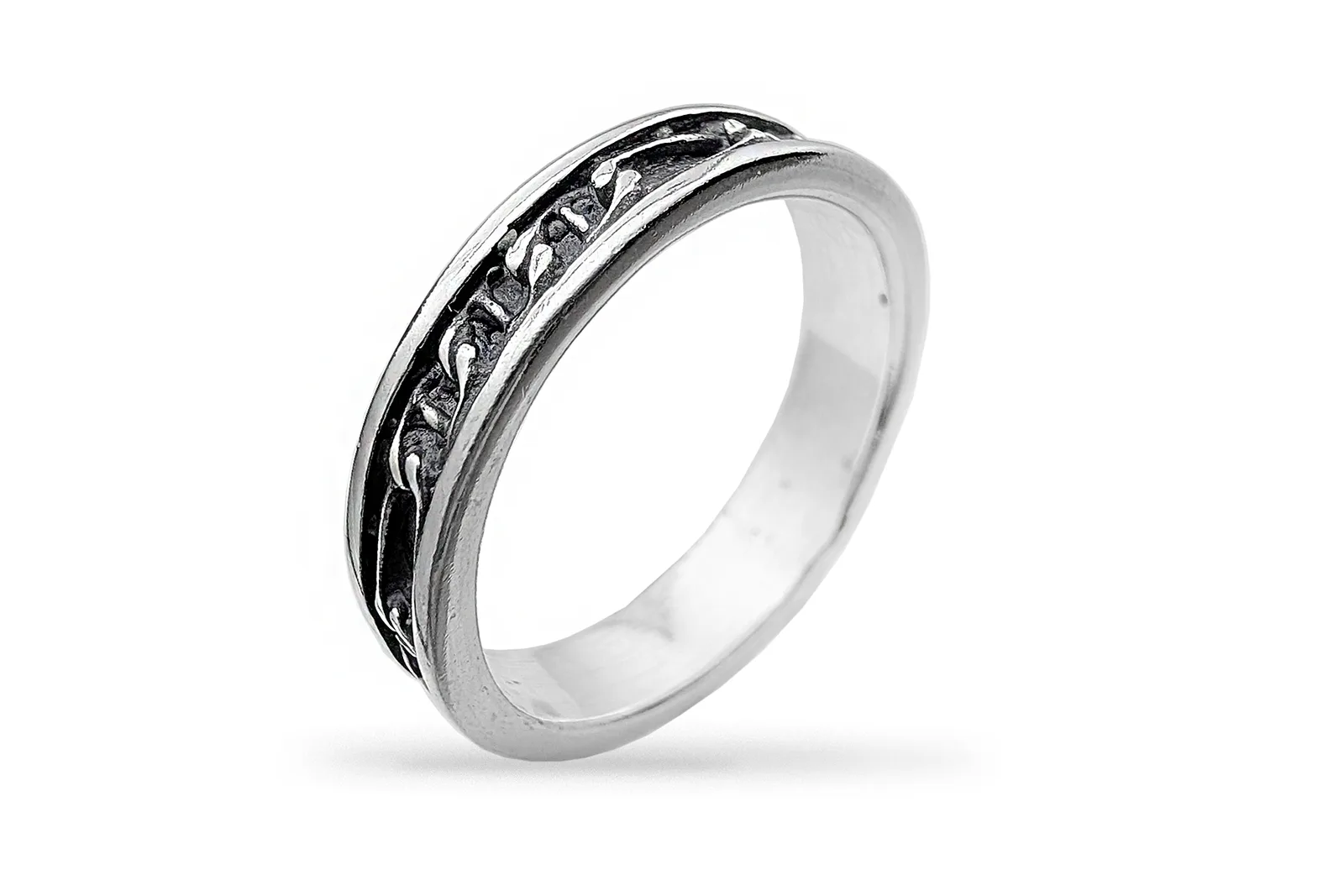 Silver ring - Chain