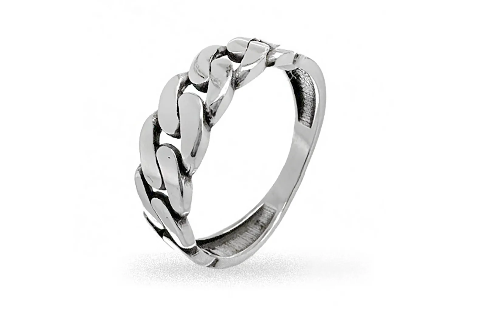 Silver ring - Chain weaving Ž0000400230