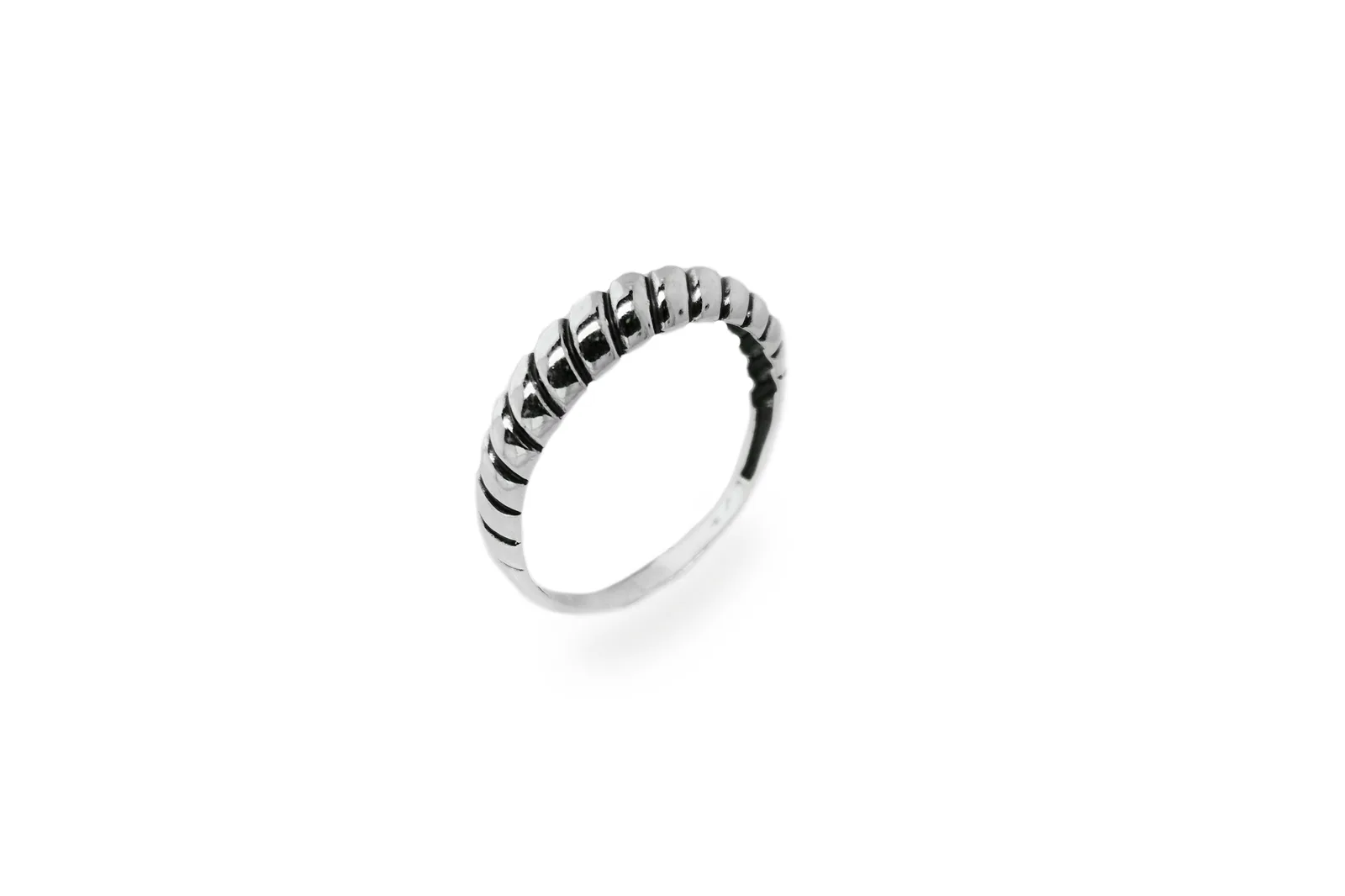 Silver ring - croissant Ž15548936