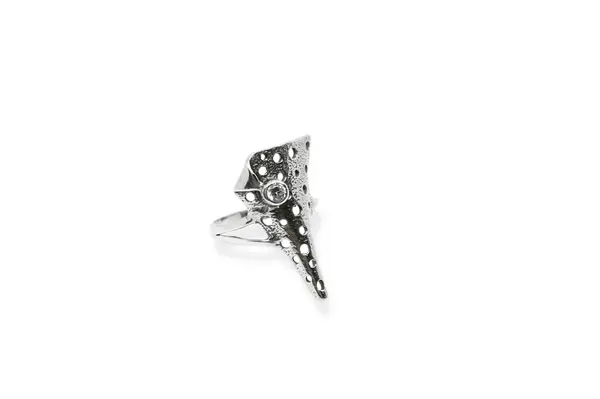 Silver ring with Zircon