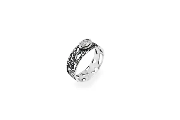 Silver ring with Zircon